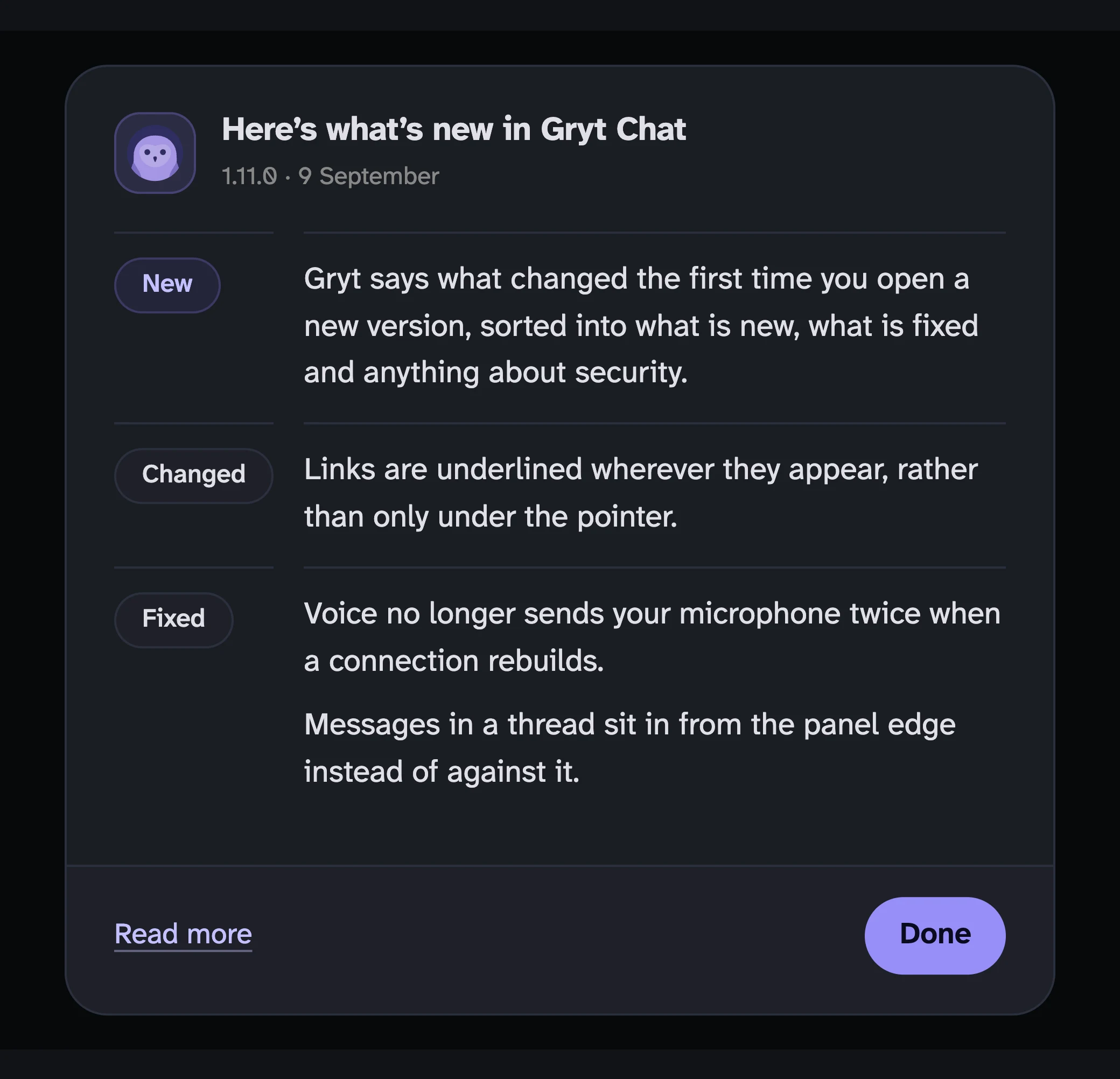 Gryt Tells You What Changed